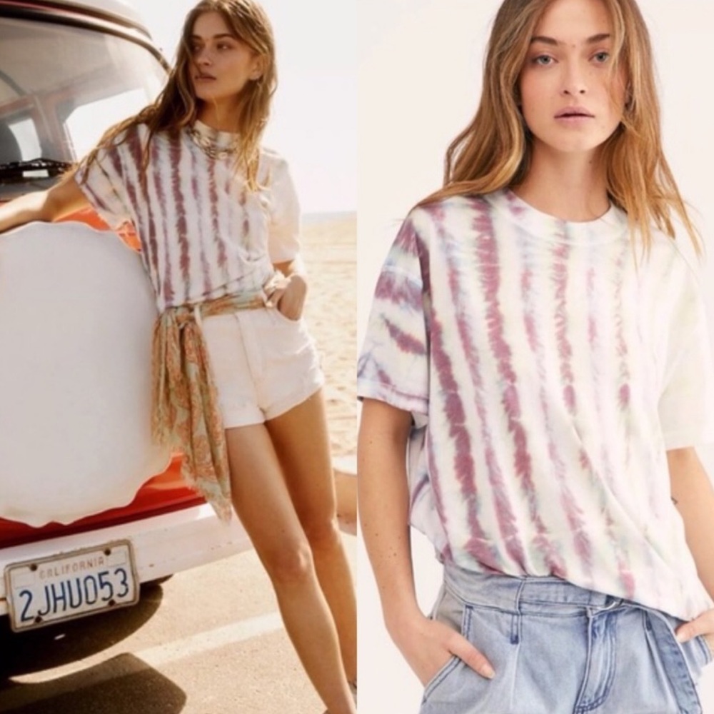 Free People We The Free Chill Spot Tie Dye Tee XS